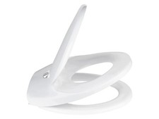 LIVARNO home 2-in-1 Familien WC Sitz Duroplast mit Absenkautomatik Kindersitz