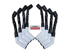 Ton's Sleeved Race Fit Ceramic LS Spark Plug Wire Set for GM Gen 4 LS3/LS4/LS7