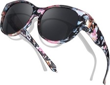 TJUTR TS5779 Polarized Fit Over Sunglasses Women UV400 Oversized