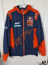 Red Bull KTM Racing Team Hoodie Full Zip Jacket Size: L Alpinestars Motocross