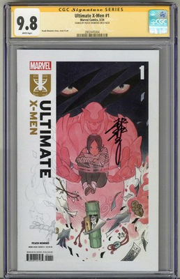 #ad #ad ULTIMATE X MEN #1 CGC 9.8 SS SIGNED PEACH MOMOKO VARIANT COVER LOW POP RARE $360.00