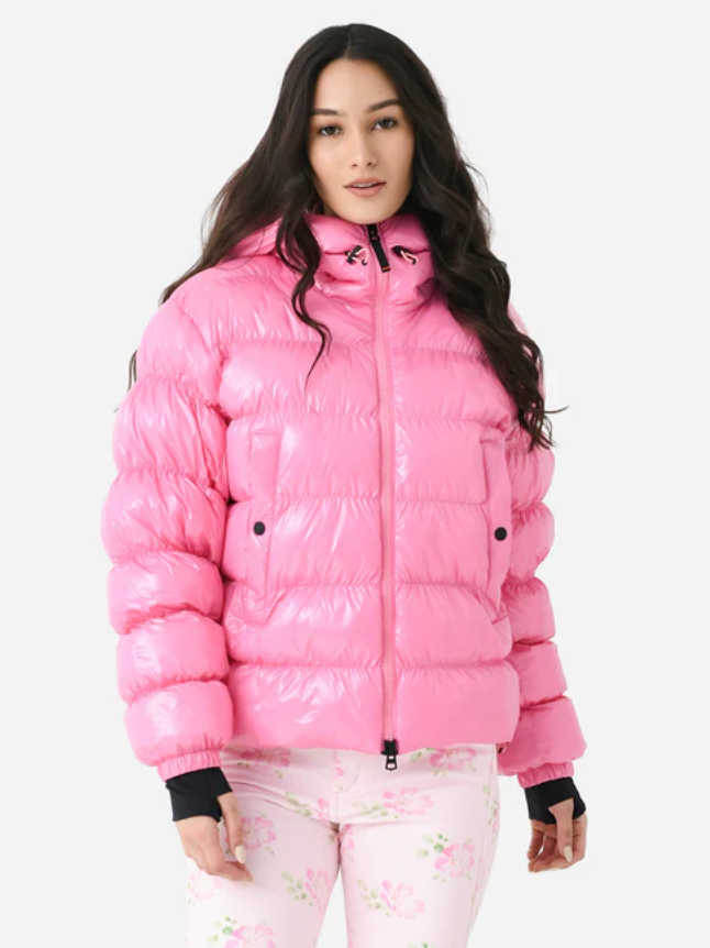 Bogner Fire Ice x LoveShackFancy Rosetta Jacket, Pink, Size 8/Medium, NWT