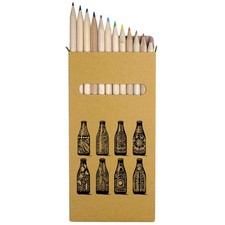 12 x 'Set of Bottles' Long 178mm Coloured Pencils / Pencil Set PE00087843