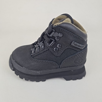 J 🚨 Timberland 82858 Euro Hiker 6 IN Waterproof TODDLER Black