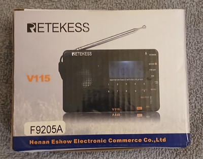 Retekess V115 Portable AM FM SW Radio MP3 Player Recorder