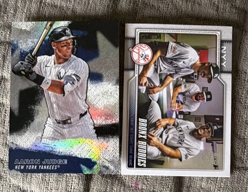 New ListingTopps Aaron Judge Bronx Buddies New York Yankees MLB Trading Card Lot 2 Cards