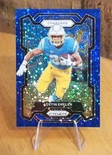 2023 Panini Prizm Austin Ekeler BLUE SPARKLE PRIZM 49/96 #153