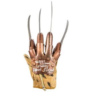 Robert Englund Autographed Nightmare on Elm Freddy Deluxe Glove w/ SWEET DREAMS