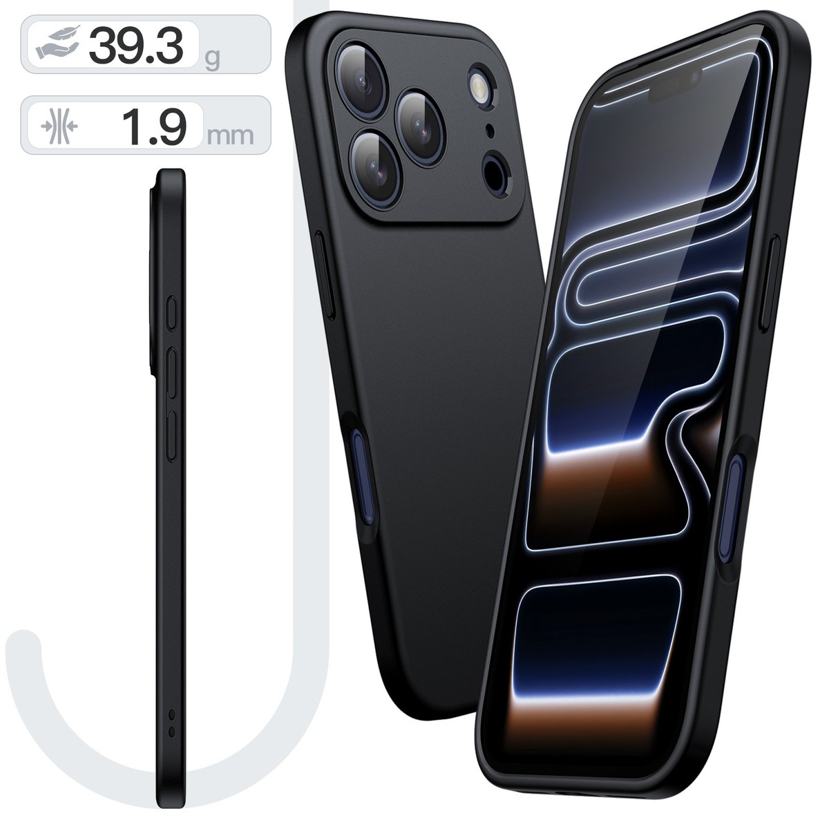 Case for iPhone 17 Pro Max 6.9-Inch, Camera Lens Full Protection