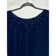Black Rhinestone Sheath Dress Sheer Flutter Sleeve V-Back Cocktail Dress