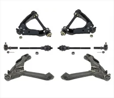 Tie Rods 4 Control Arms Ball Joints Bushings for Dodge Dakota Durango 97-99