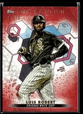 Luis Robert 2022 Topps Inception Red /75 #34 Chicago White Sox