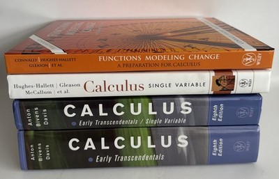 4 Calculus HC Books Functions Modeling Change, Single Variable Etc
