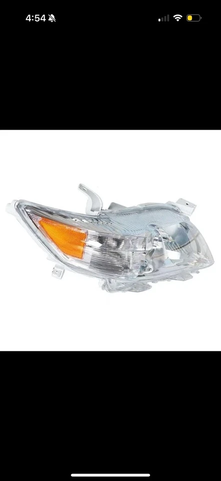 81110-06520 右前镀铬投影仪车头灯乘客侧灯 — 第 2/4 张图片