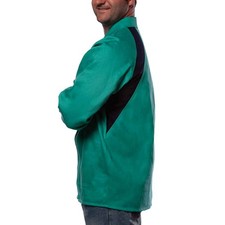 Tillman 6360 30" 9 oz. Green Cotton Westex FR7A Fabric Welding Jacket 2X-Large