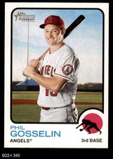 2022 Topps Heritage #345 Phil Gosselin Angels 8 - NM/MT