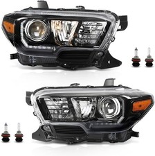 Headlights Assembly Wled Drl Compatible With Toyota Tacoma 2016 2017 2018 2019