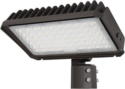 150W LED Parking Lot Flood Light Dusk to Dawn 100-277V 5000K IP65 19500LM
