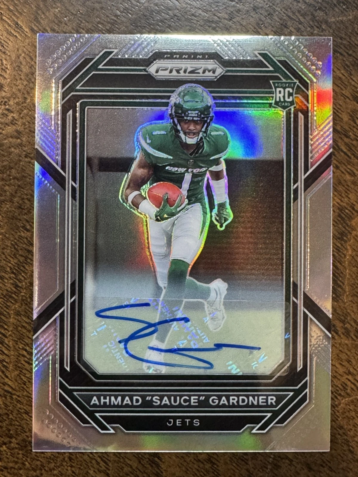 Ahmad “Sauce” Gardner 2022 Panini Prizm Silver #341 Auto RC New York Jets 🔥🔥