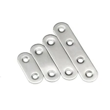 Stainless Steel Repair Plate Flat Straight Fixing Mending Corner Brace Bracket