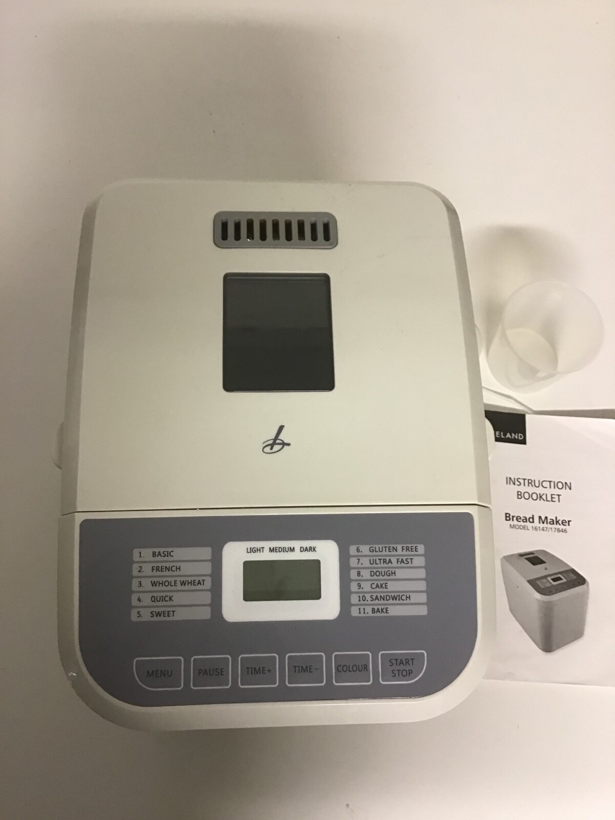 Lakeland Compact 1LB Daily Loaf Bread Maker Kitchen Appliance White 11