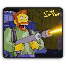 Simpsons - You Only Live Twice Hank Scorpio - Custom Design - Premium Mouse Pad