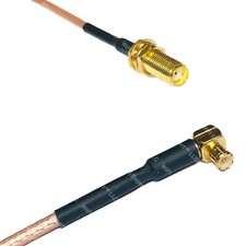 RG316 SMA Female Long to MCX MALE ANGLE RF Cable Rapid-SHIP LOT