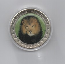 LIBERIA 5 Dollars – 2000 – Farbtableau "Löwe"