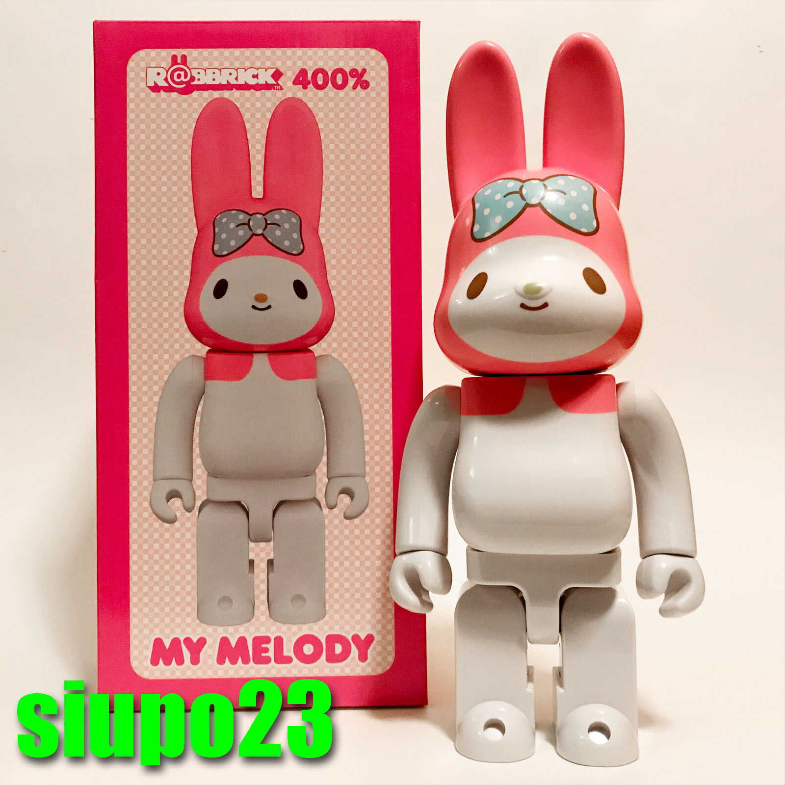 Medicom 400% Bearbrick Rabbrick ~ Sanrio My Melody R@bbrick