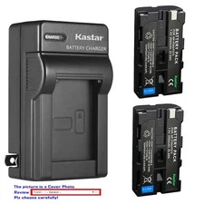 Kastar NPF580 7.4V 3500mAh Battery Wall Charger for Desview Camera Field Monitor