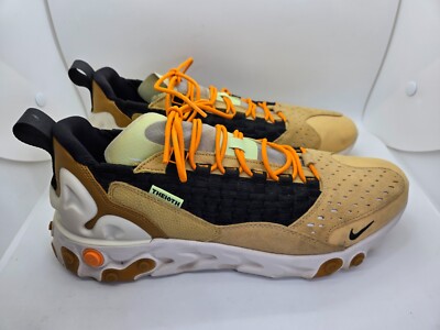 アクアージュパーフェクトセット Nike React Sertu THE10TH Shoes Mens 10.5 Club Gold Wheat Black