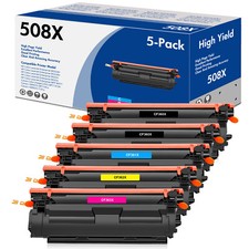 5PK CF360X Color Toner Compatible With HP 508X Enterprise M552 M553dn MFP M577