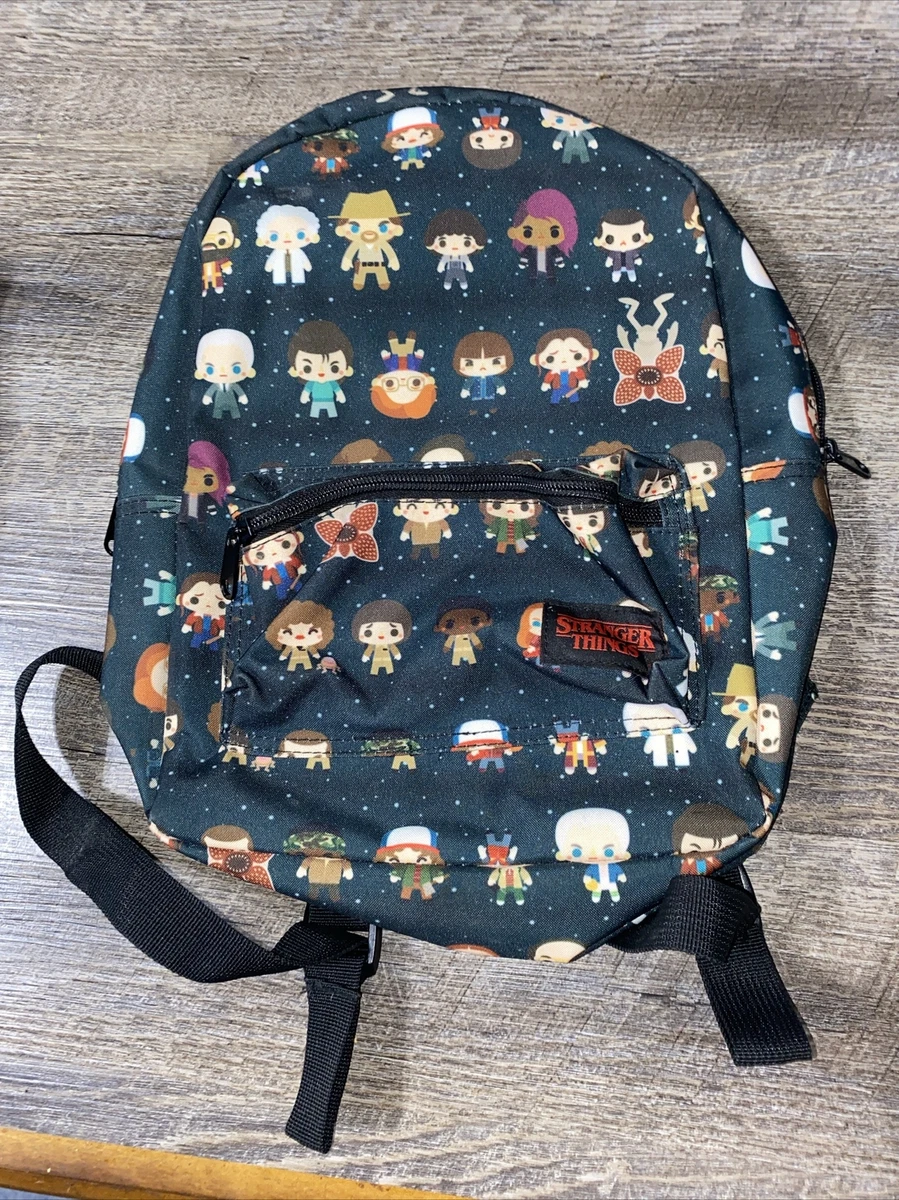 Stranger Things Loungefly Chibi Characters Forest Mini Backpack ACTUAL BAG Stranger Things Loungefly Chibi Characters Forest Mini  main image 4