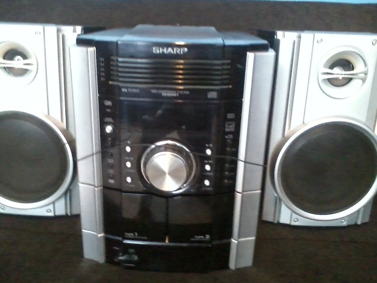 Sharp Cassette Tape AM/FM Home Audio Compact & Shelf Stereos for