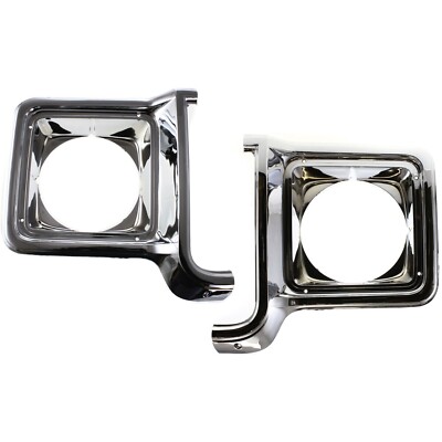 Left and Right Side Headlight Door Set For 1973-1978 Chevrolet C10 Suburban