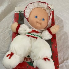 Vintage 1991 Fisher Price Puffalumps Kids Soft Doll Christmas  4098