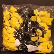 56 Yellow ROSE BUDS Wedding Party Flowers Bouquets Decorations Crafts Wreaths