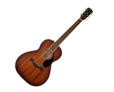 Fender Ps-220e Parlor All Mahogany W/ Case - Aged Cognac Burst