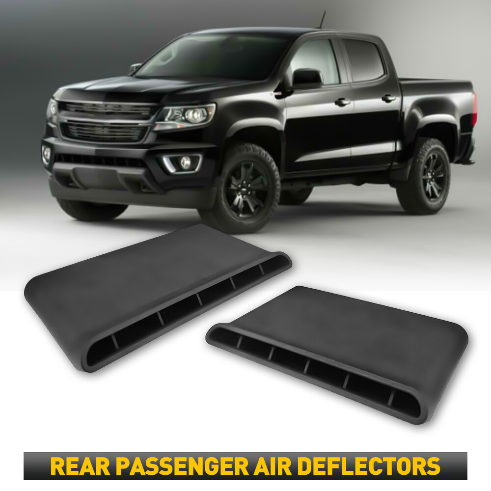 Fits Chevy 2019 - 2014 Silverado GMC TRUCK Sierra Rear Passenger Air Deflectors