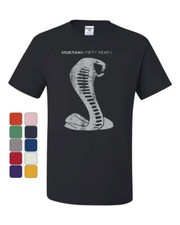 Ford Mustang Cobra 50 Years T-Shirt American Muscle Car Shelby
