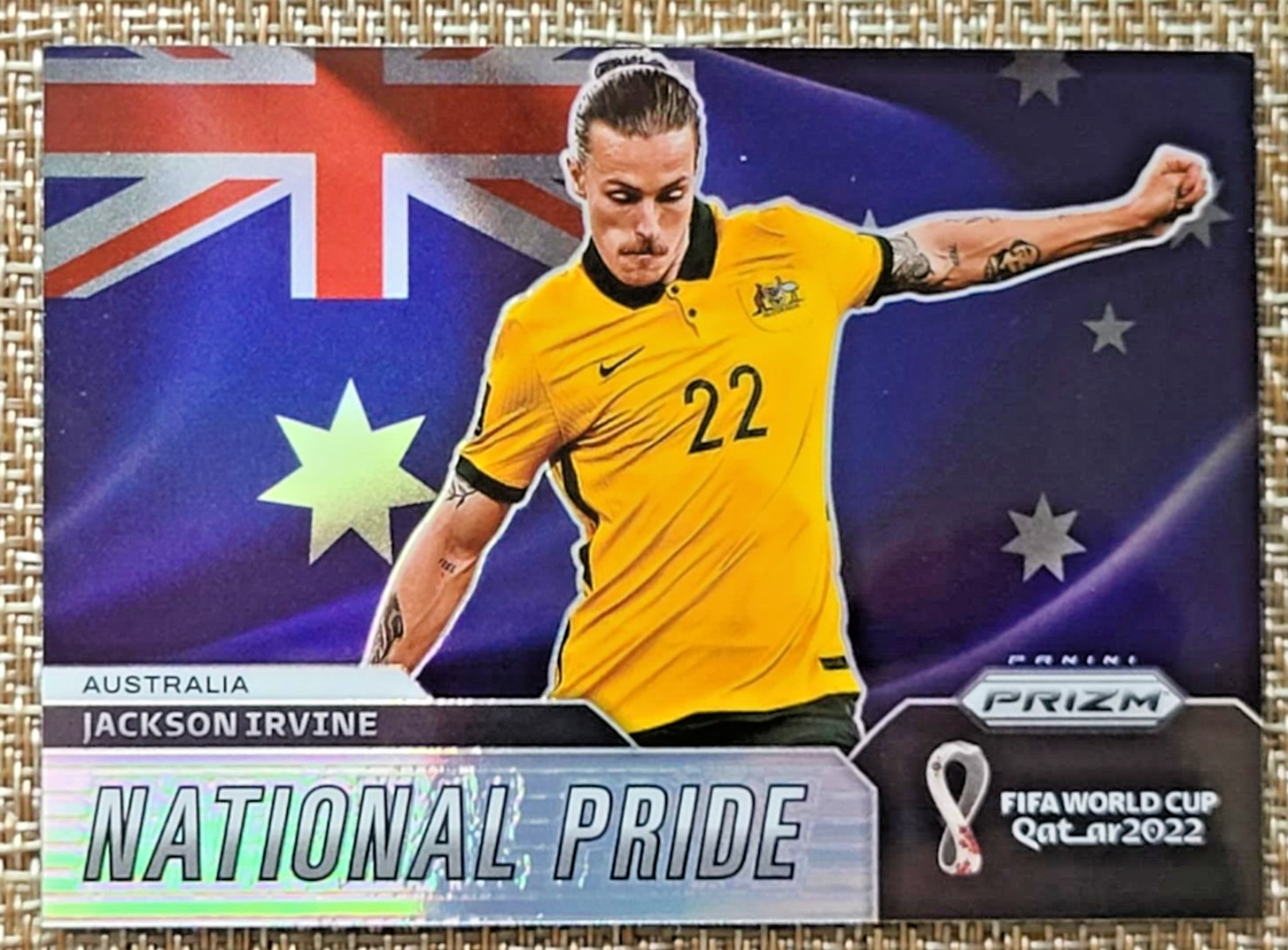 Panini Prizm FIFA World Cup Qatar 2022 JACKSON Irvine National Pride AUSTRALIA
