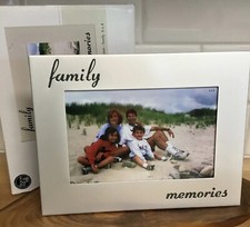 Fetco Picture Frame Family Memories 4x6 Photo Frame Easel Back Horizontal NEW