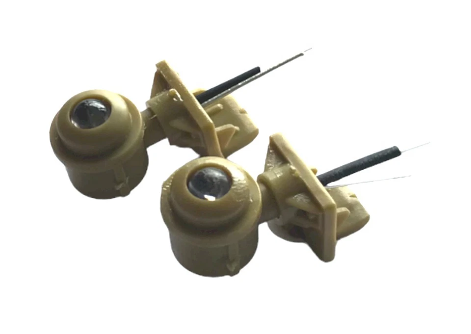 Henglong 1/16 German King Tiger RC Tank Battle Model 3888 Front Light Parts 2pcs - Image 2 of 4