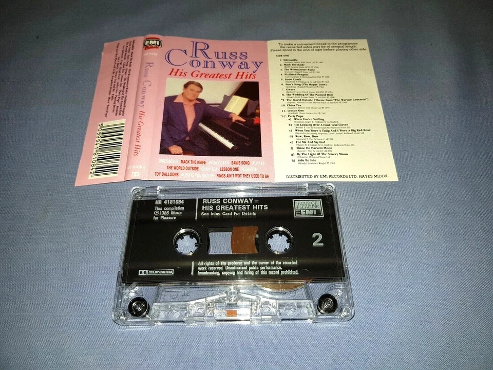RUSS CONWAY HIS GREATEST HITS CASSETTE TAPE ALBUM - Image 2 of 2