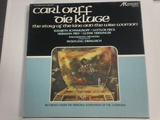 LP album  Carl Orff... Die Kluge...Tke King and the wise woman..2 record box set