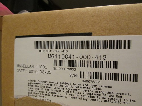 Datalogic Magellan 1100I On-Counter Barcode Scanner Reader USB 2D Black POS NEW - Afbeelding 2 van 3