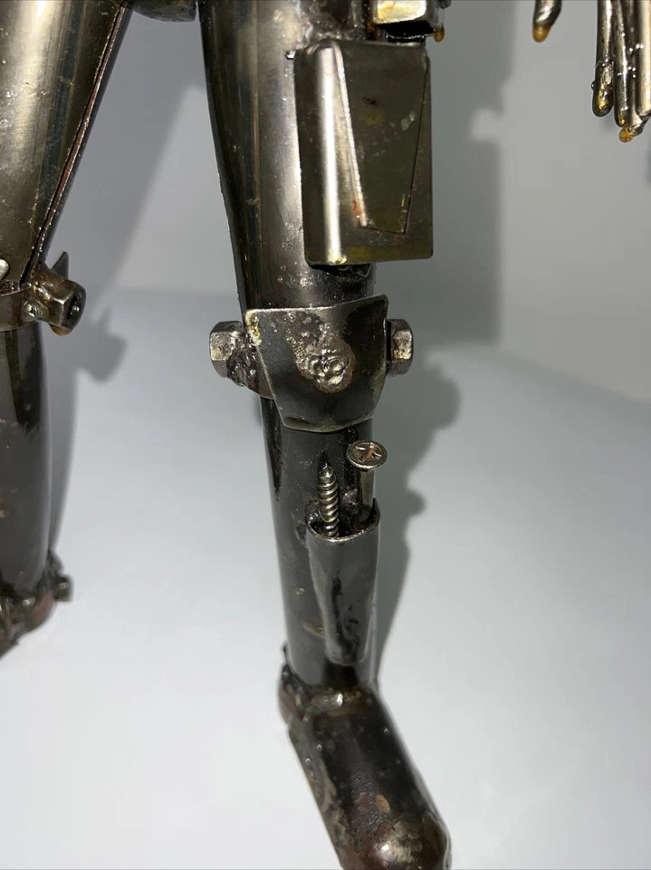Star Wars Custom Boba Fett 1 в своем роде художественная работа полностью металлический и стальной терминатор - Изображение 3 из 4