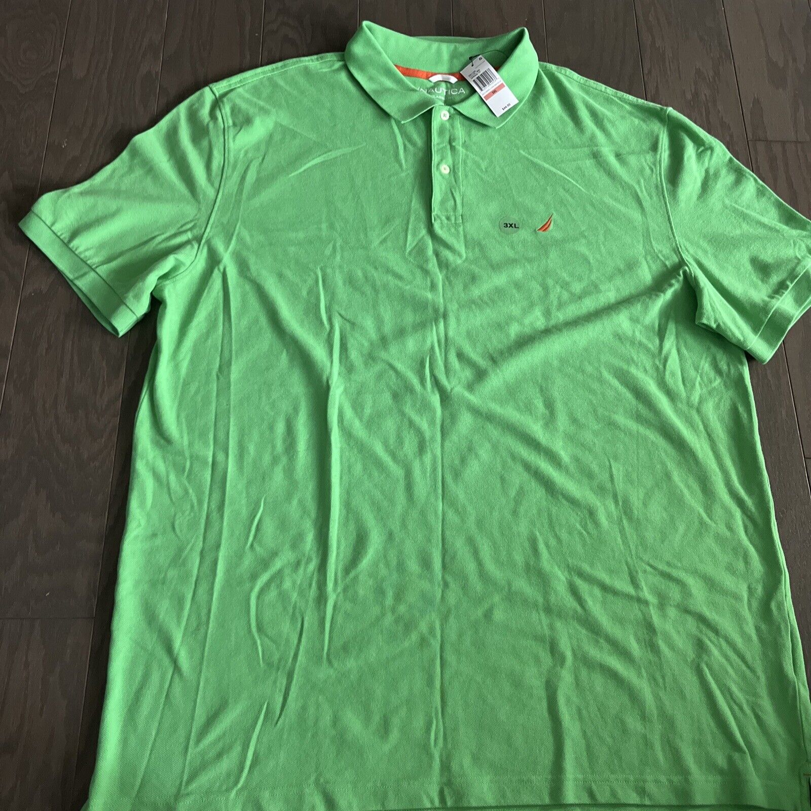 NWT Nautica Mens Classic Fit Green Short Sleeve Solid Cotton Polo 3XL XXXL  $45 | eBay