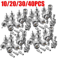 BNC Male Plug window Crimp RG316 RG174 RG179 LMR100 Cable straight Connector USA