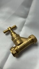 22mm Brass Stopcock EN1213 10002 - NEW FREE DELIVERY